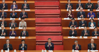 Chinese president Xi Jinping at Two Sessions in March 2025
